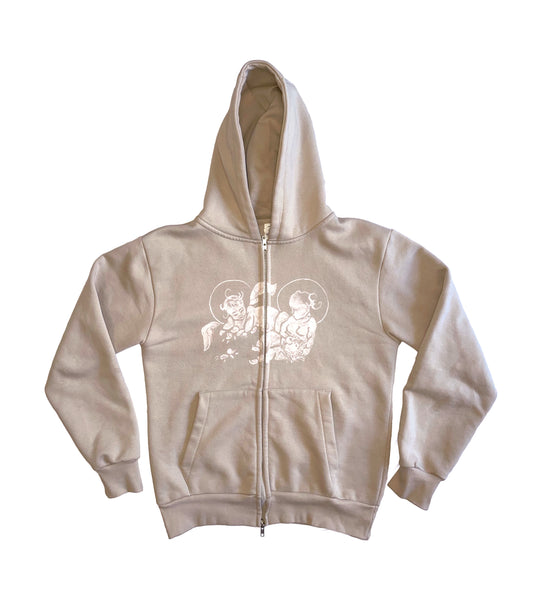 "Cherub" Hoodie Zip S